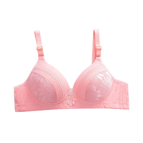 What is Wholesale Customized Women Sexy Bra Comfortable Breathable No Wire  Padded Back Closure Adjustable Bra