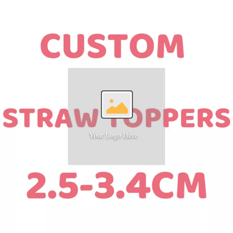 1 - Straw toppers/dust caps (also see separate product for even more!)