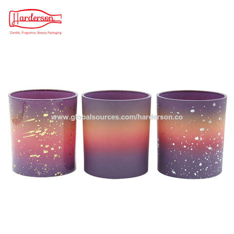 Buy Wholesale China Factory Price Harderson Gold Silver Splatter Candle Jar  Spotted Starry Sky & Glass Jar at USD 0.55