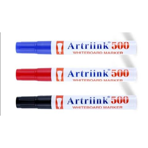 Artline White Calligraphy Marker - Pack of 12 - Refillable Marker Pen