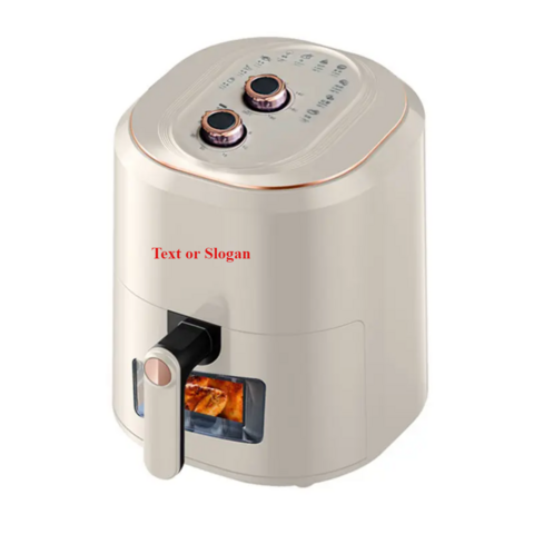 Outdoor Home Air Fryer 220V Oven Large Capacity Intelligent Oil-free Small  Multi-functional Automatic Electric Heat One Machine