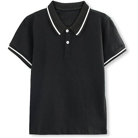 Compre Camisa Polo De Manga Curta Para Meninos, Uniforme Escolar