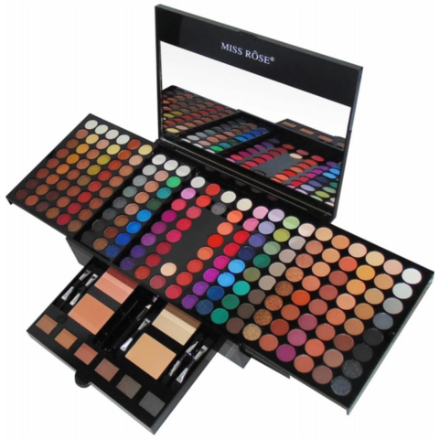 Black Acrylic Cosmetic Palette Professional Makeup Kit Set With Eyeshadow  Facial Blusher Eyebrow Powder Concealer Powder Mirror, Display Stand  Acrylic Plexiglass Lucite Perspex, Shenzhen Black Led Makeup Cosmetic  Acrylic Display, Display Racks 