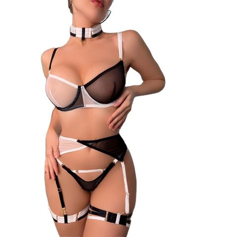Bulk Buy China Wholesale Sexy Transparent Costumes Erotic Christmas Lingerie  For Women New Year Costume Bra Panties $7.42 from Huizhou Minxing  Technology Co., Ltd.