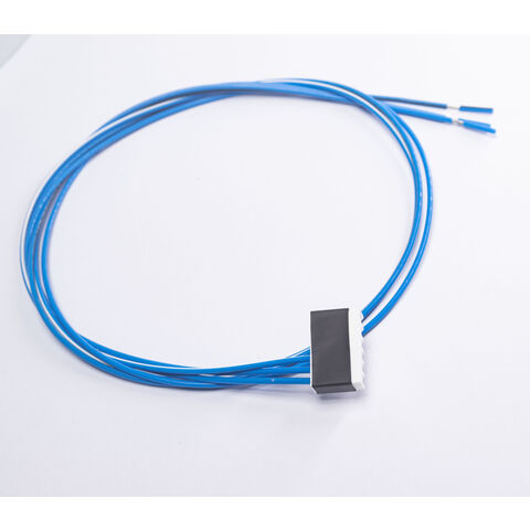 Cable eléctrico ensamblado conector 6P soldado con 3 cables UL1330 18AWG 600V ISO9001 personalizado