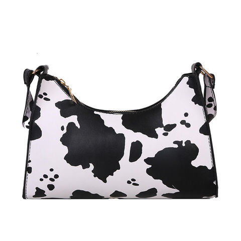 Source Cow Leopard Printed Cross Messenger Single Shoulder Bag