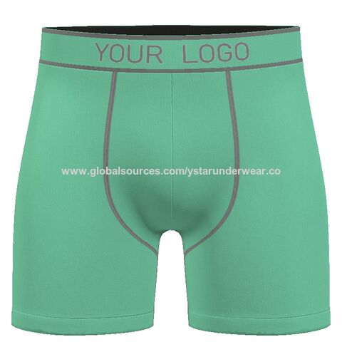 Buy Wholesale China Odm & Oem Durable Soft Modal Green Color Men's Boxer  Briefs For Man Underwear & Man Underwear at USD 3.2