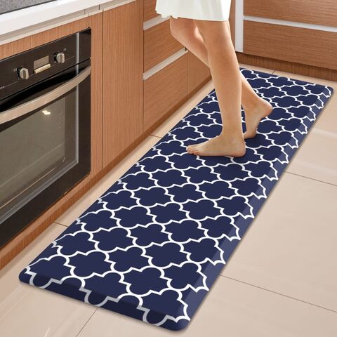 Tapis de cuisine et carpettes rembourrés anti-fatigue, 44 x 71 cm, tapis de confort ergonomique antidérapant et imperméable pour cuisine, sol, maison, bureau for sale at factory direct price