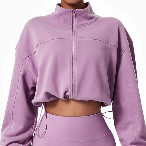 SULTRY CROP ACTIVE WEAR JACKET