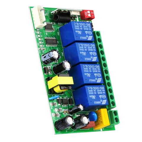 12V 315mhz 30A on off remote control relay switch with 2 water resistant  key fob