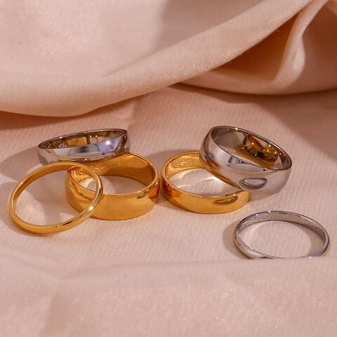 Stainless steel deals rings for sale