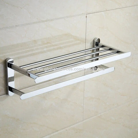 Satin Nickel Aluminum 2-Shelf Hanging Shower Caddy 21-in x 11.5-in