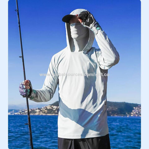 Free Sample Upf 50+ Fishing Hoodie Shirt Sun Protection Long Sleeves Shirt  For Men - Expore Macau SAR Wholesale Fishing Shirt and Upf 50+ Fishing Shirt,  Fishing Hoodie Shirt, Shirt For Men