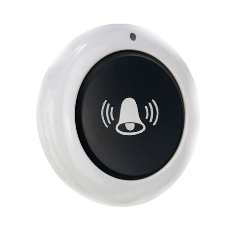 Timbre inalámbrico RF con control remoto para hospitales, residencias de ancianos, llamada de cama, SOS de emergencia para ancianos. Incluye cinta adhesiva para fácil instalación.