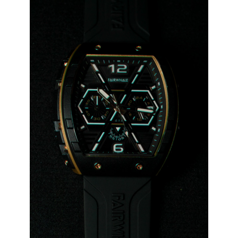 Fairwhale New Luxury Multi-hand Skeleton Calendar Watches Men Not