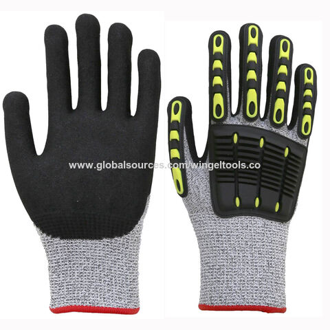 Buy Wholesale China Crashproof & Cut Resistance Safety Gloves,sandy ...