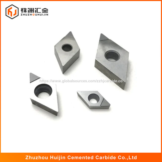 DCGT Vente chaude plaquettes PCD en carbure, fabricant source, plaquettes PCD de précision, lame en carbure de tungstène, outils de coupe, support personnalisé
