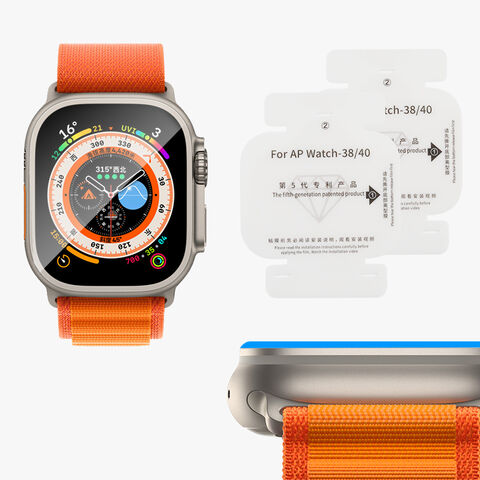 Compre Cobertura Completa Película Táctil Sensible Tala Reloj Inteligente  Protector De Pantalla Hidrogel Tpu Para Apple Watch y Watch Screen Protector  de China por 0.49 USD