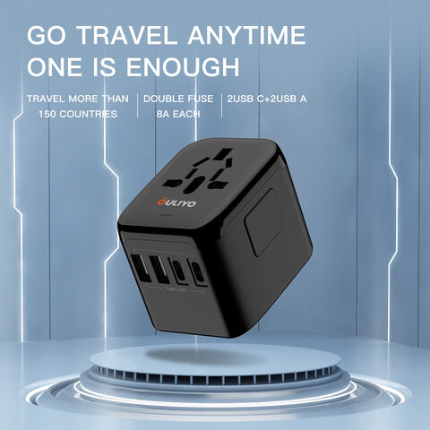 Adaptador de viaje Go Travel Europa para EEUU - Electrónica viaje