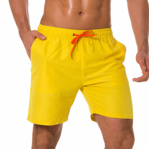 Buy Wholesale China Men's Solid Color Quick Dry Beachwear Swimpants ...