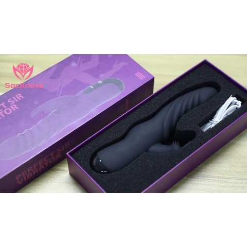 vibration white finger causes Sacknove Powerful Rechargeable Couple Vibrating Dildo G Spot Stimulator  Clitoral Massager Rabbit Vibrator Sex Toys For Woman $10.5