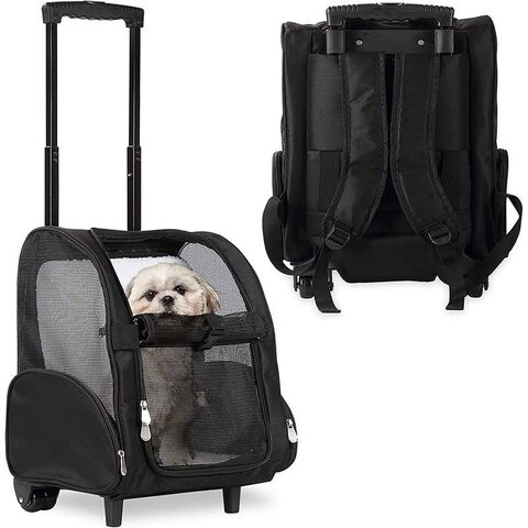 Rolling backpack deals pet carrier