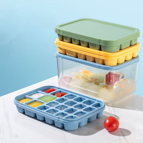 Industrial ice cube tray with lid