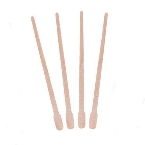 Wood Sticks for Nail Art Cuticle Pusher, Eyebrow Waxing, 4.5