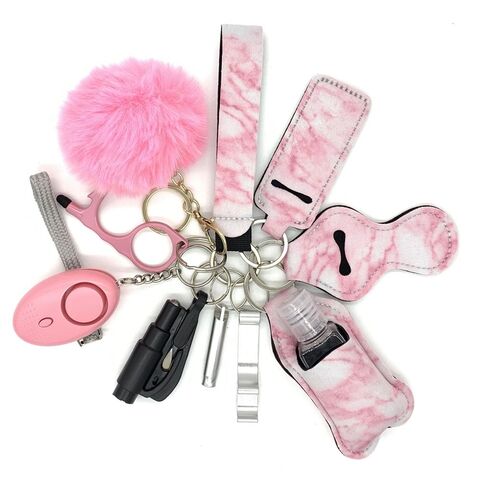 New Product Gift Self Defense Keychain Set Products Safety For Woman ...