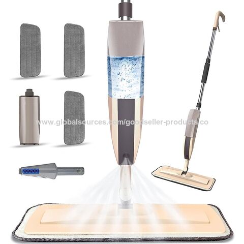 Microfiber Dust Mops for Floor Cleaning - Wet Dry Mop with 3