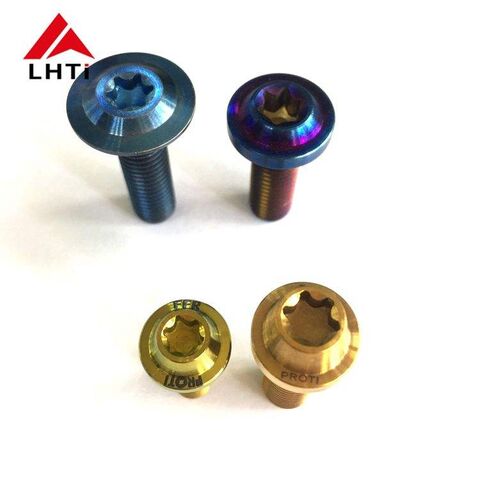 Grade 5 Titanium Flange Torx Bolts – M4 M5 M6 M8 Sizes, Motorcycle Hardware