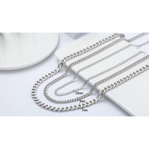 Wholesale Sterling Silver Diamond Cut Curb Necklace Chain, Wholesale Bulk  Necklace Chains, Jewelry Making Chains Supplies Wholesaler