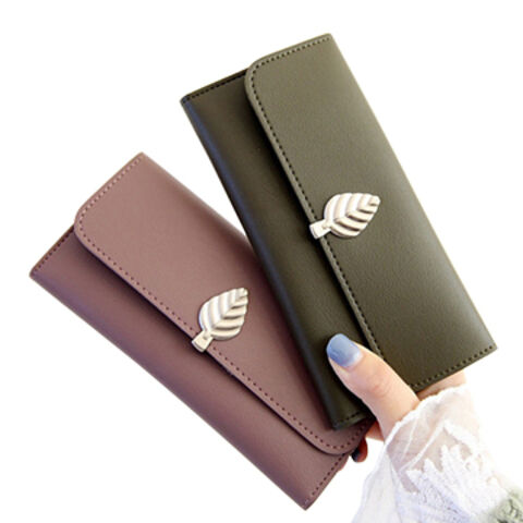 2022 New Large Women Wallets Hollow Out Long Wallet Fashion Top Quality PU  Leather Card Holder Wallet For Women