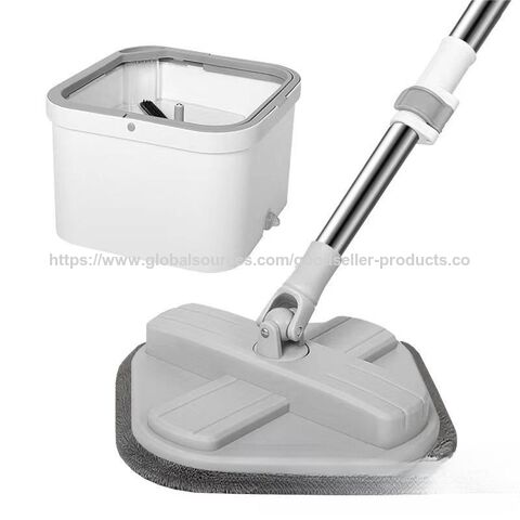 Trocken- und Nass-Wischmopp mit Schleuder-Eimer, selbstauswringend, waschbar, Wasserfilter-System for sale at factory direct price