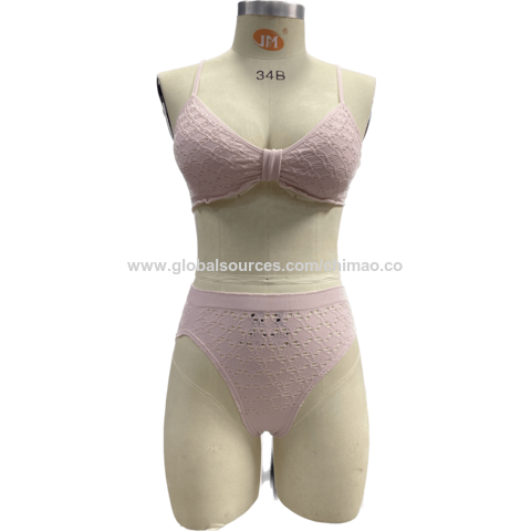 Intimates & Sleepwear  Pink Lingerie Set 34b Bra Small Thong