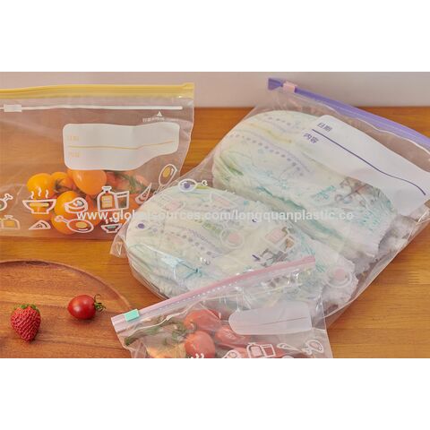 LDPE Raw Material Freeze Available Plastic Zipper Bag - China