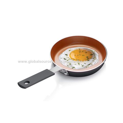 Buy Wholesale China Steel Mini Egg And Omelet Pan With Ultra Nonstick-titanium  & Ceramic-coating Stay-cool Handle & Frying Pan at USD 1.88