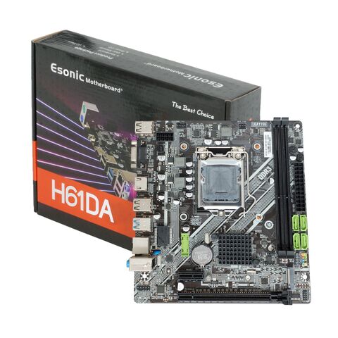 Esonic H61 Computer Motherboard Lga1155 Ddr3 Micro Atx Mother
