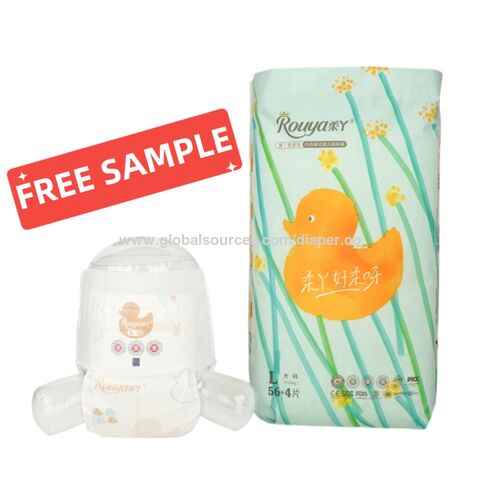 Muestras gratuitas pañales para bebés para recién nacidos un grado personalizado OEM suave transpirable somnolente absorción baratos desechables pañales fábrica