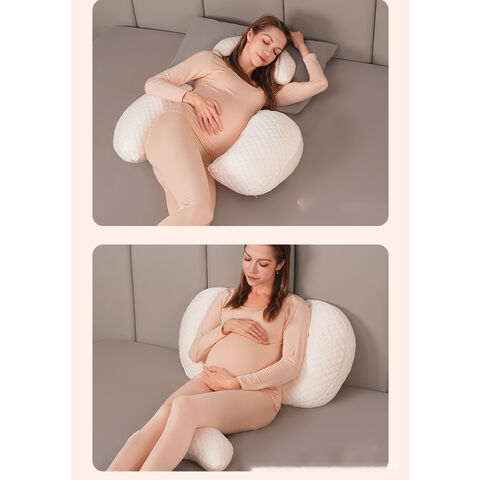 Almohada para dormir en forma de U de cuerpo completo almohada de apoyo  para mujeres embarazadas - China El cojín de microfibra y almohada precio