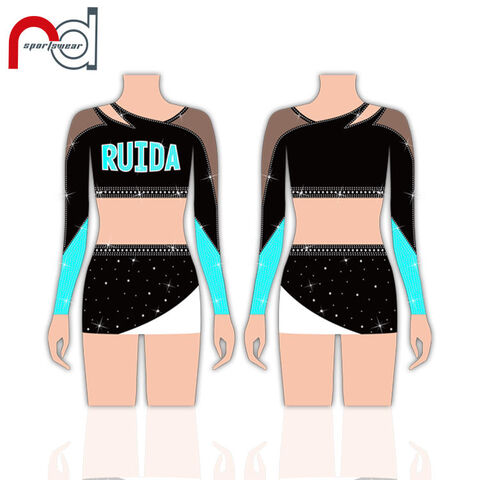 Athletic And Comfortable Custom Cheerleader Outfit For Sale 