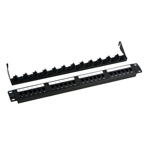 Buy Wholesale China Wallmount 24 Port Cat6 Unshielded Patch Panel Compatible  With Cat3,4,5,5e,6 Cabling & Cat6 Unshielded Patch Panel at USD 12.1