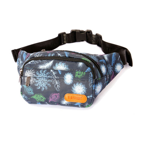 Preço de fábrica elegante unisex dos desenhos animados bonito impermeável bum hip bag poliéster correndo mulheres esporte cintura pochete for sale at factory direct price