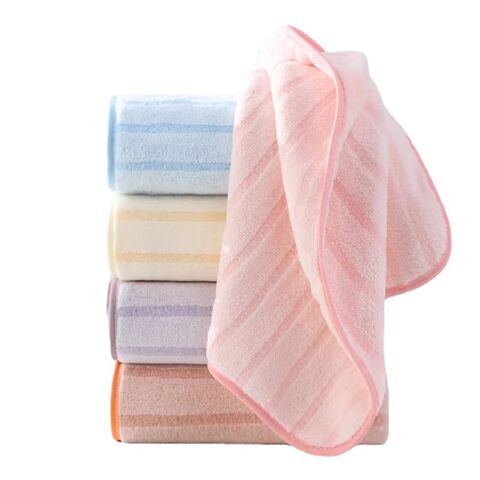 100% Cotton Square Mini White Face Towels for Hotel or Airline