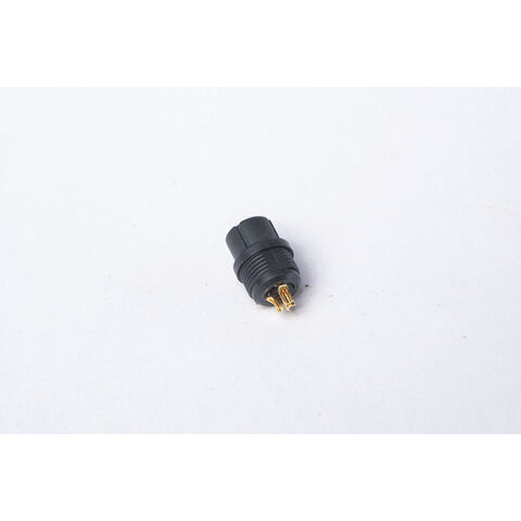 Wasserdichte M15-Steckverbinder, 3-poliger Männlicher Stecker, IP68, Hochstrom-Rundsteckverbinder mit schwarzer Ummantelung für den Außenbereich for sale at factory direct price