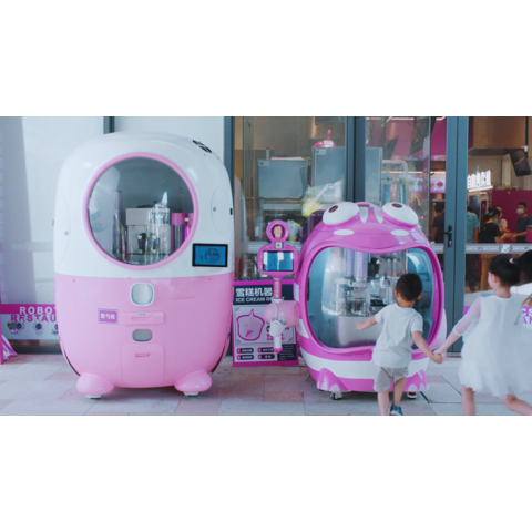 Coin operated ice discount cream vending machine