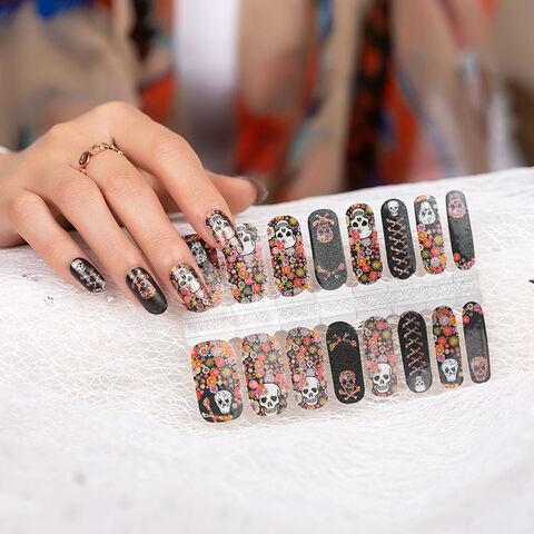 3D Halloween Nail Art Charms, 3D Acrylic Skeleton Ghost Hands Nail