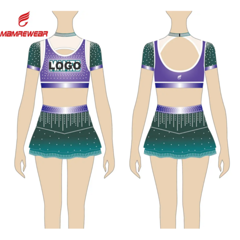 Customized Adult Cheer Costumes All Star Sparkle Bling Fancy