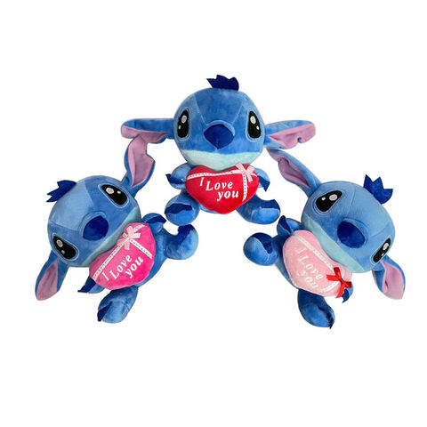Cute Custom Stitch Plush Doll Toys Anime Lilo And Stitch Plush Toys For Kids Hot Sale Valentine's Day gift for sale at factory direct price