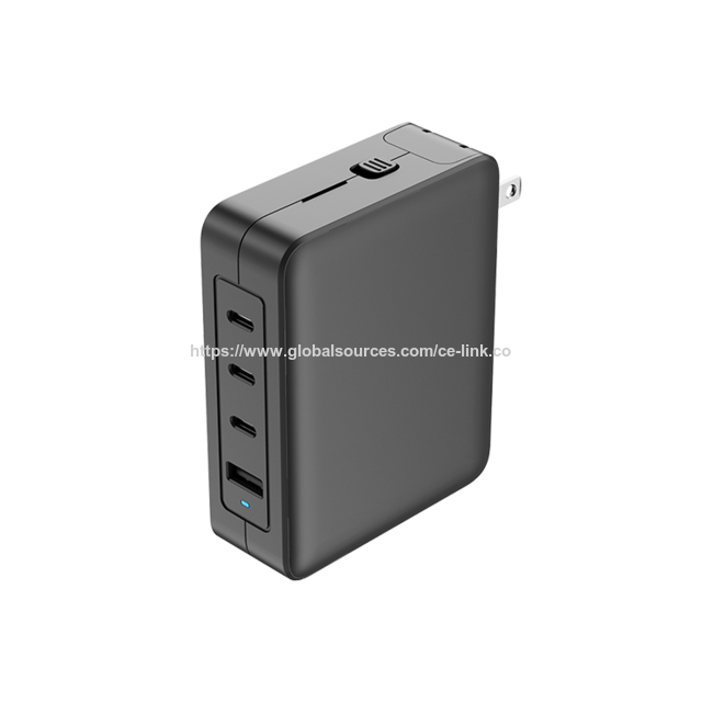 محطة طاقة ODM/OEM، 140 واط USB PD3.1 بمنفذ 3C+1A، قابس قابل للاستبدال (أمريكي، أوروبي، بريطاني)، للكمبيوتر المحمول والهاتف المحمول for sale at factory direct price